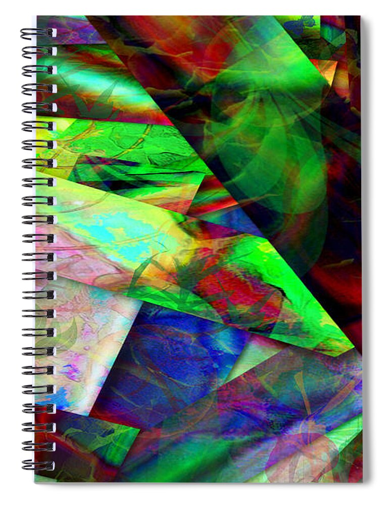 Paula Spiral Notebook featuring the digital art Hideaway by Paula Ayers