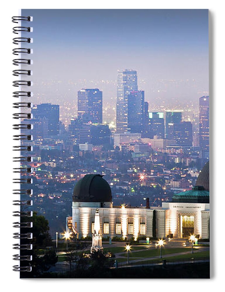 Downtown District Spiral Notebook featuring the photograph Higher Ground by Andrew Kennelly