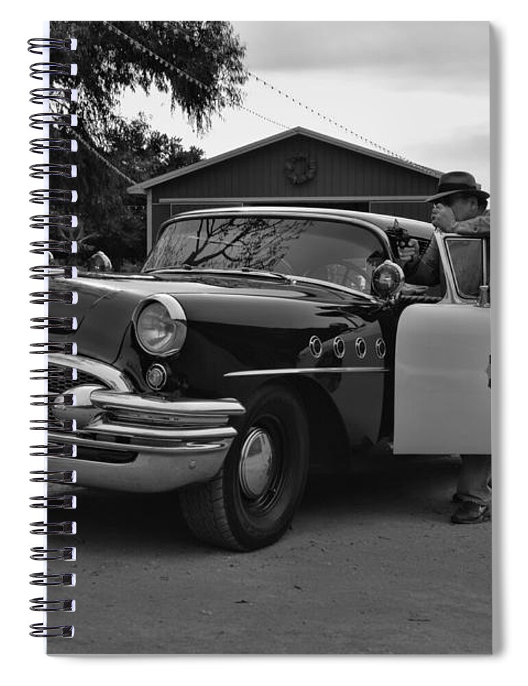 Highway Patrol Spiral Notebook featuring the photograph Highway Patrol 4 by Tommy Anderson