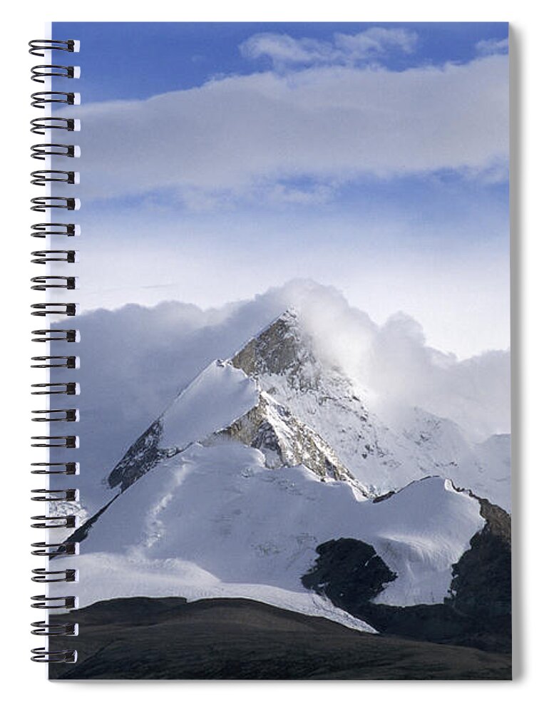 Landscape Spiral Notebook featuring the photograph Himalayan Peak - Tibet by Craig Lovell