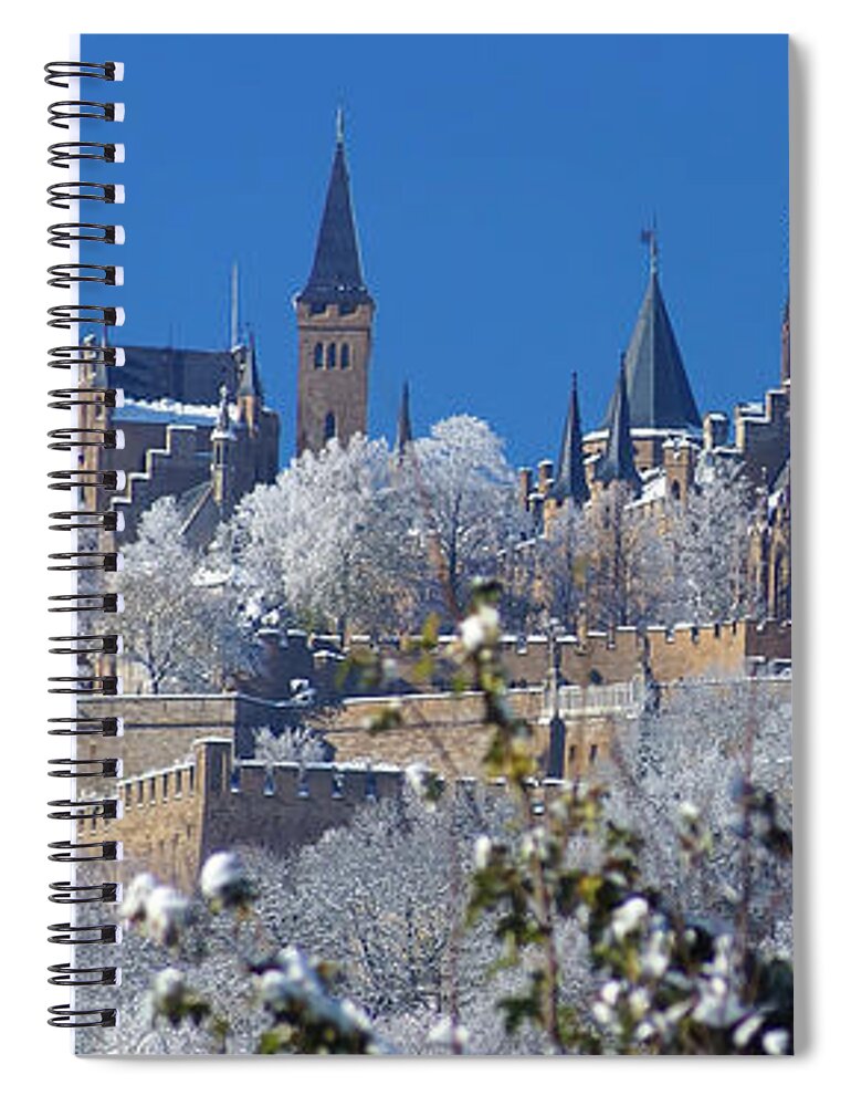 Europe Spiral Notebook featuring the photograph Hohenzollern Castle Germany by Rudi Prott