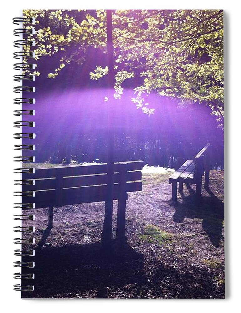 Holy Spirit Spiral Notebook featuring the photograph Holy Spirit Appears Sunday Morning by Matthew Seufer