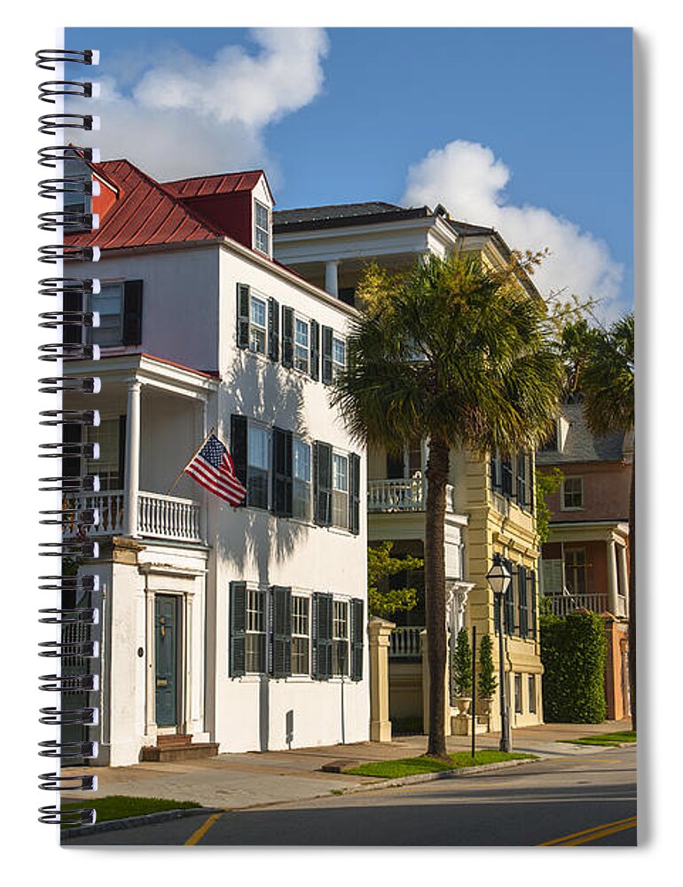 Homes Spiral Notebook featuring the photograph Homes of Charleston by Dale Powell