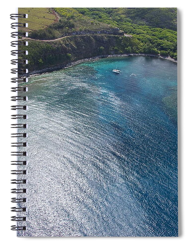 Photography Spiral Notebook featuring the photograph Honolua Bay by Sean Griffin