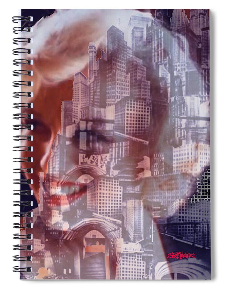 Hope And Tragedy Spiral Notebook featuring the photograph Hope and Tragedy by Seth Weaver