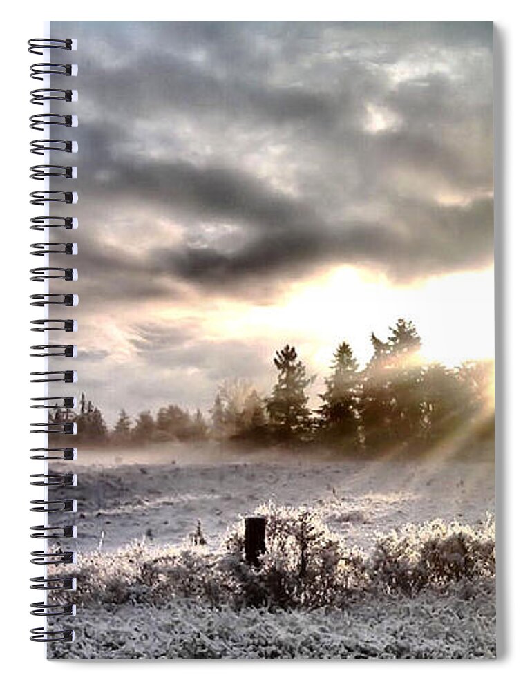 Landscape Spiral Notebook featuring the photograph Hope - landscape version by Rory Siegel