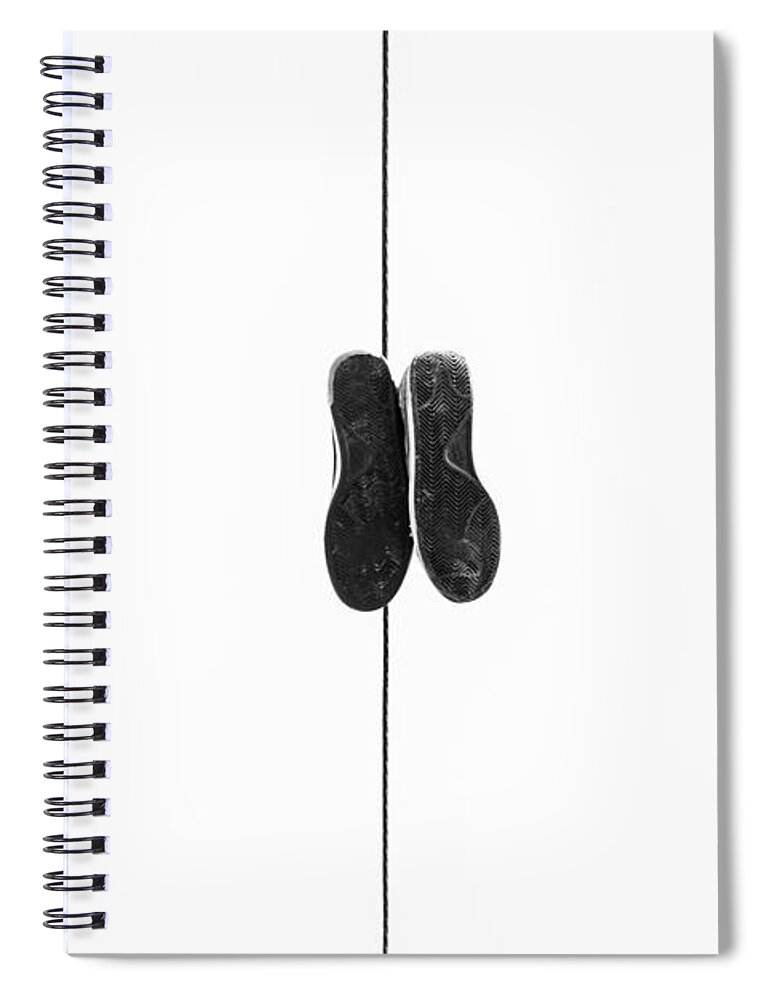 Shoes Spiral Notebook featuring the photograph Hopeless Wanderer by Michael Ver Sprill