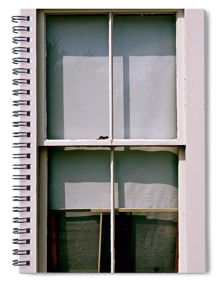 Windows Spiral Notebook featuring the photograph Hopper Was Here by Ira Shander