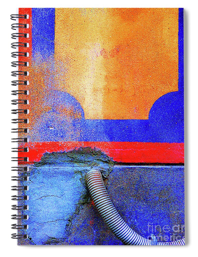 Newel Hunter Spiral Notebook featuring the photograph Hosed by Newel Hunter