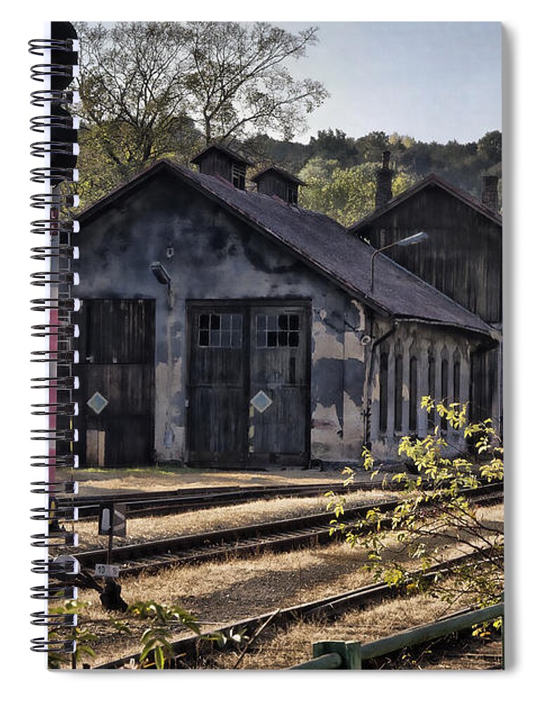 Building Spiral Notebook featuring the photograph Hot Dry and Dusty by Joan Carroll