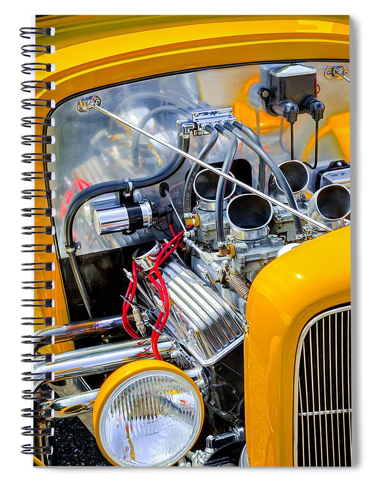 Car Spiral Notebook featuring the photograph Hot Rod by Bill Wakeley