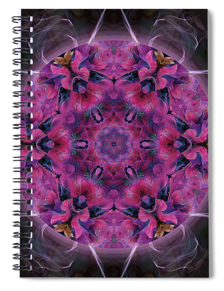 Mandala Beach Towel Spiral Notebook featuring the photograph Hydrangea by Alicia Kent