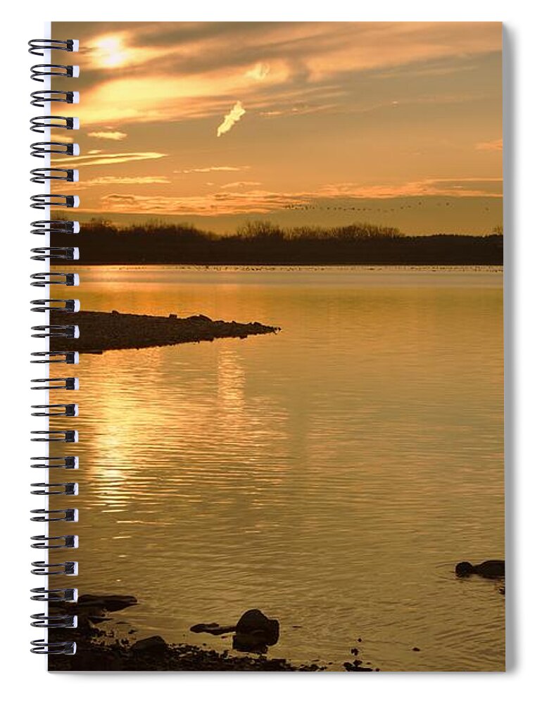Matt Matekovic Spiral Notebook featuring the photograph I said look up by Photographic Arts And Design Studio