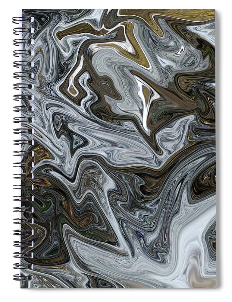 Abstract Spiral Notebook featuring the photograph Imagine by Aimee L Maher ALM GALLERY