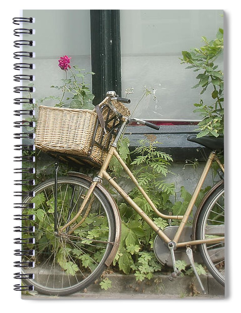 Bicycle Photo Spiral Notebook featuring the photograph Imagine by Ivy Ho