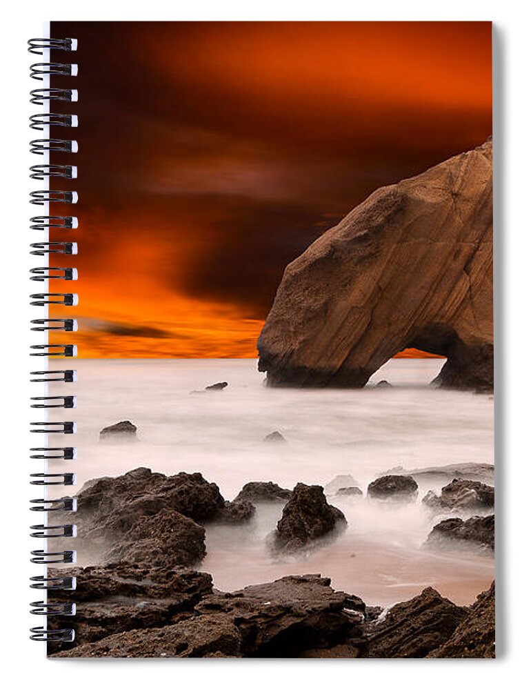Seascape Spiral Notebook featuring the photograph Imagine by Jorge Maia