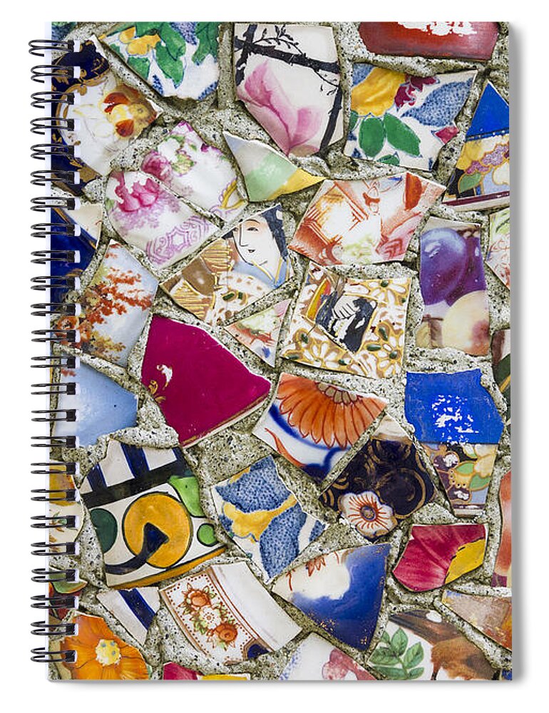 Guernsey Spiral Notebook featuring the photograph In pieces by Chris Smith