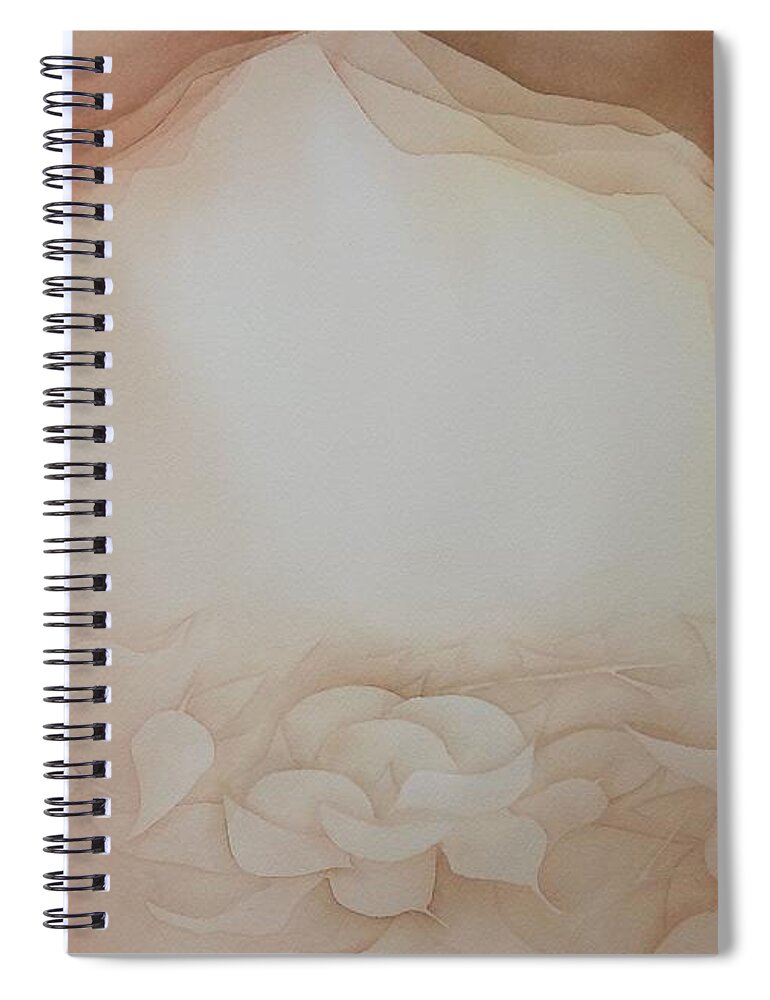 Watercolor Spiral Notebook featuring the painting In the Beginning by Richard Faulkner
