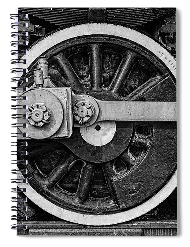 Steam Spiral Notebook featuring the photograph In the Middle by Ken Smith