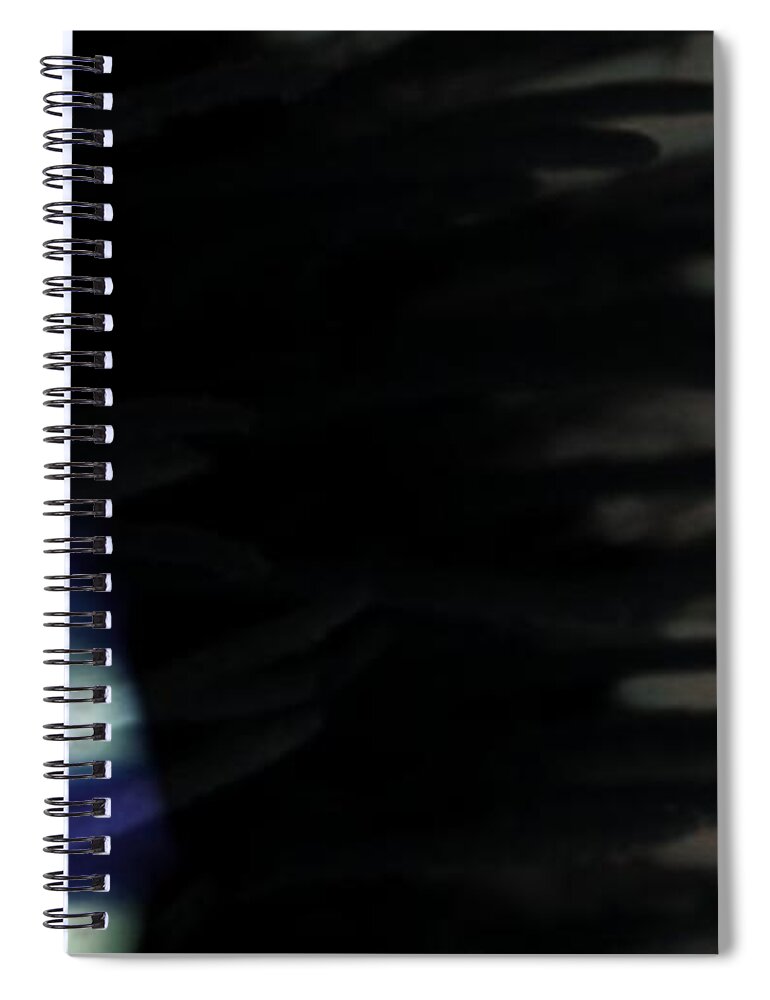 Emotional Spiral Notebook featuring the photograph In the shadows of doubt by Jessica S