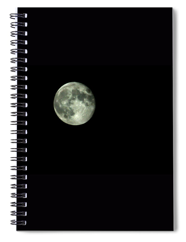 Moon Spiral Notebook featuring the photograph Infinity by Courtney Webster