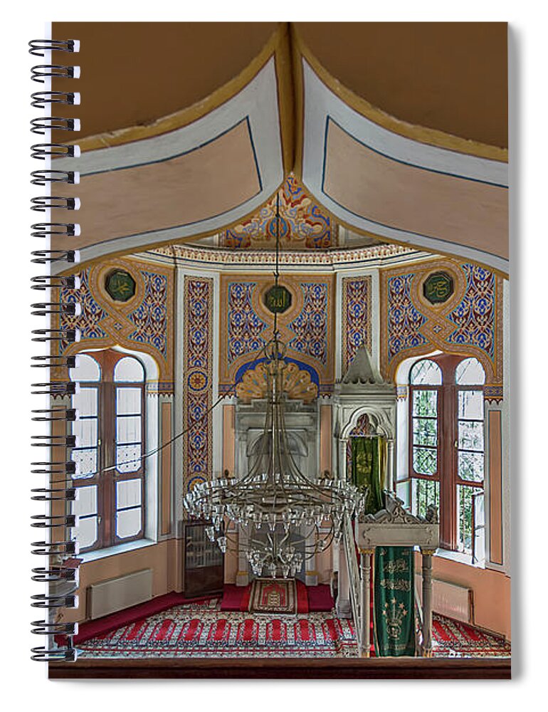 Tranquility Spiral Notebook featuring the photograph Interior View Of Kececizade Fuad Pasha by Ayhan Altun