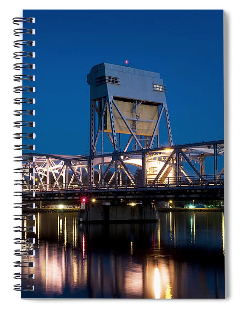 Basin Spiral Notebook featuring the photograph Interstate Bridge, Clarkston, Washington by Theodore Clutter