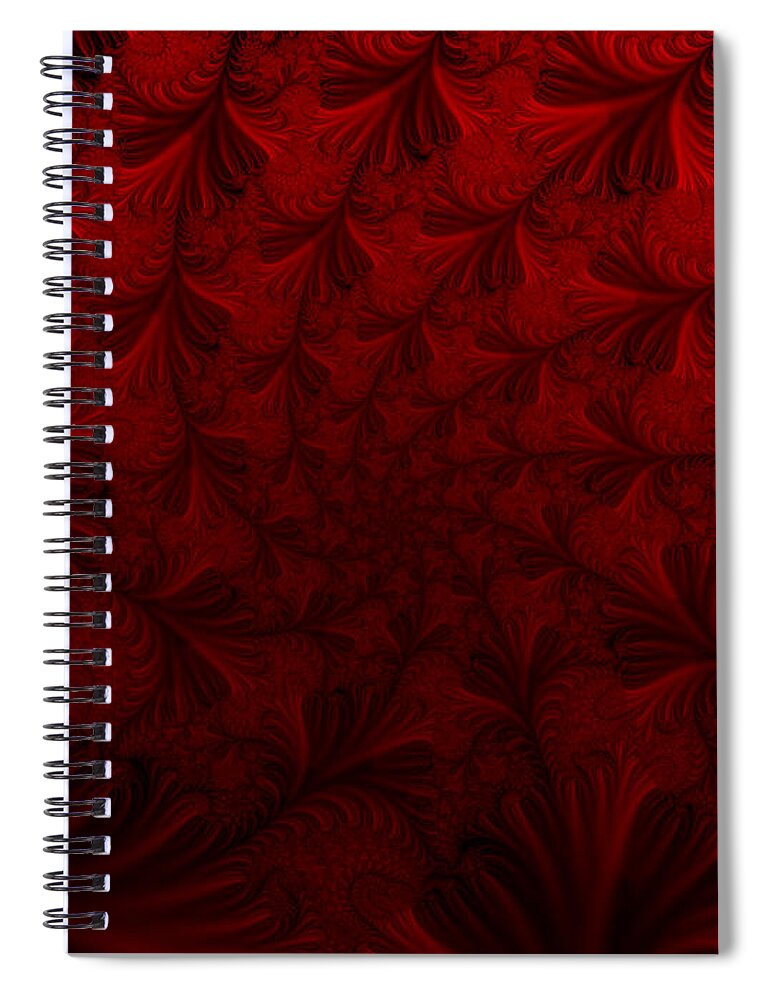 Spiraling. Spiral Spiral Notebook featuring the digital art Into the Dream by Elizabeth McTaggart