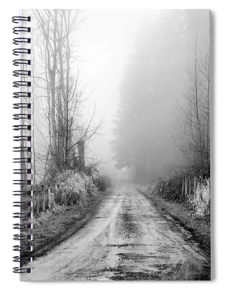 Landscape Spiral Notebook featuring the photograph Into The Unknown by Rory Siegel