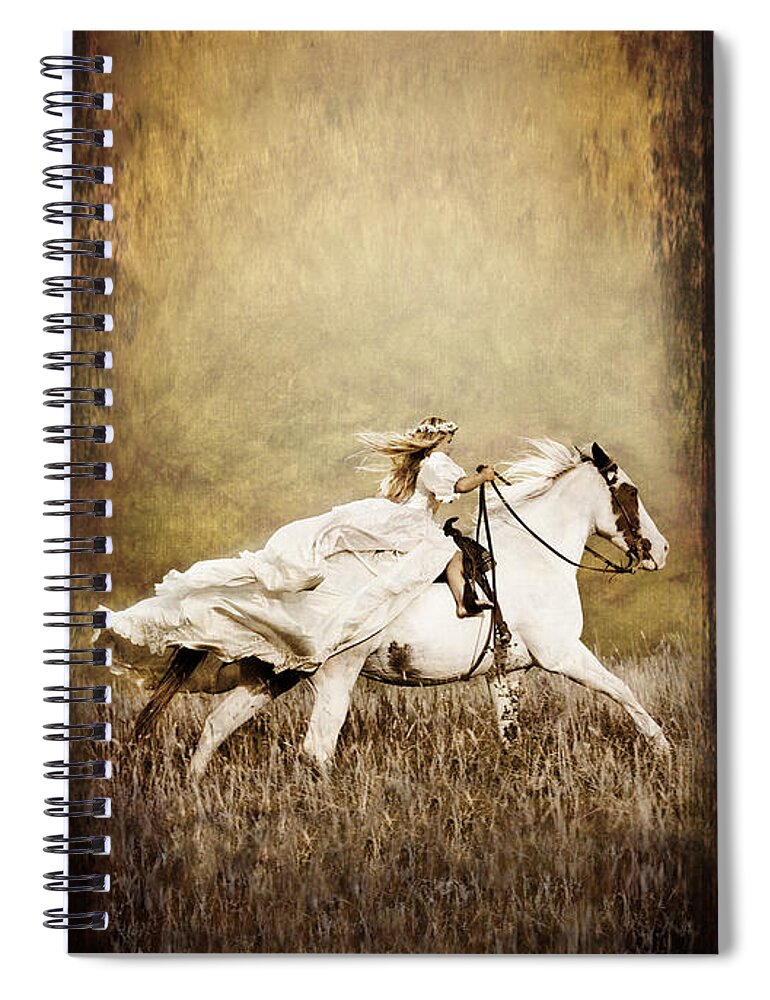 Horse Spiral Notebook featuring the photograph iPhone Case - Ride Like the Wind by Cindy Singleton