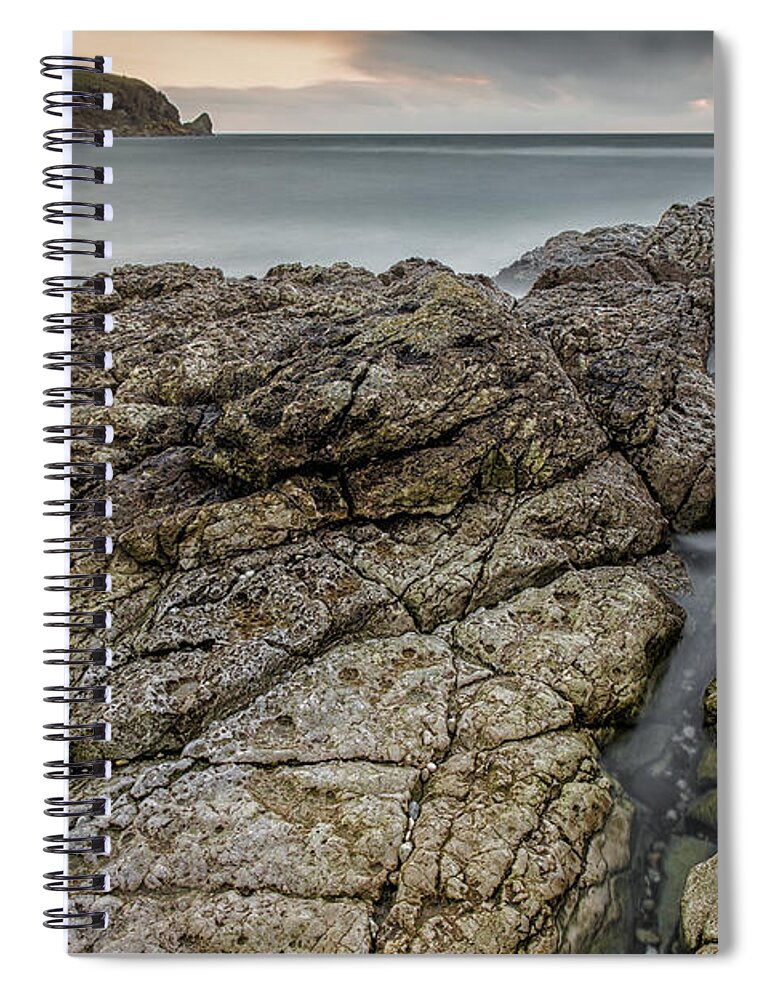 Isle Of Muck Spiral Notebook featuring the photograph Isle of Muck - South by Nigel R Bell
