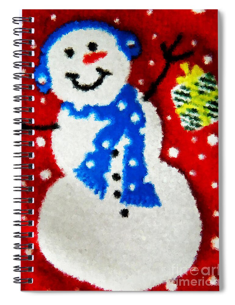 Xmas Spiral Notebook featuring the photograph It is Christmas time by Andrea Anderegg