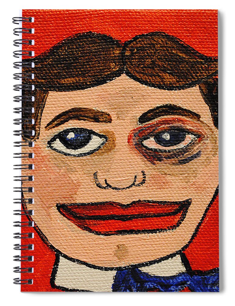 Tillie Spiral Notebook featuring the painting It was a Good night by Patricia Arroyo
