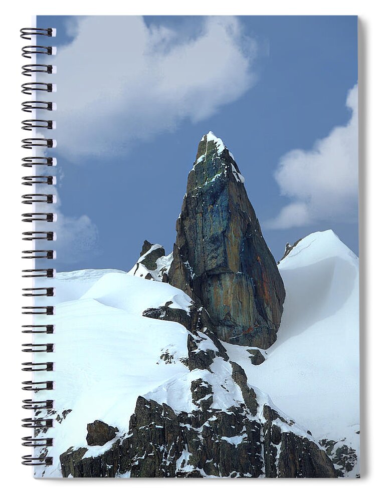 Alps Spiral Notebook featuring the photograph Italian Alps Pinnacle by Frank Wilson
