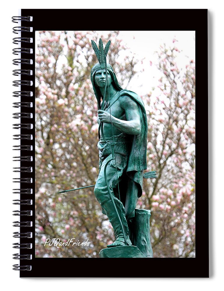 Tecumseh Spiral Notebook featuring the photograph J. Fitzhugh Thornton Memorial by PJQandFriends Photography