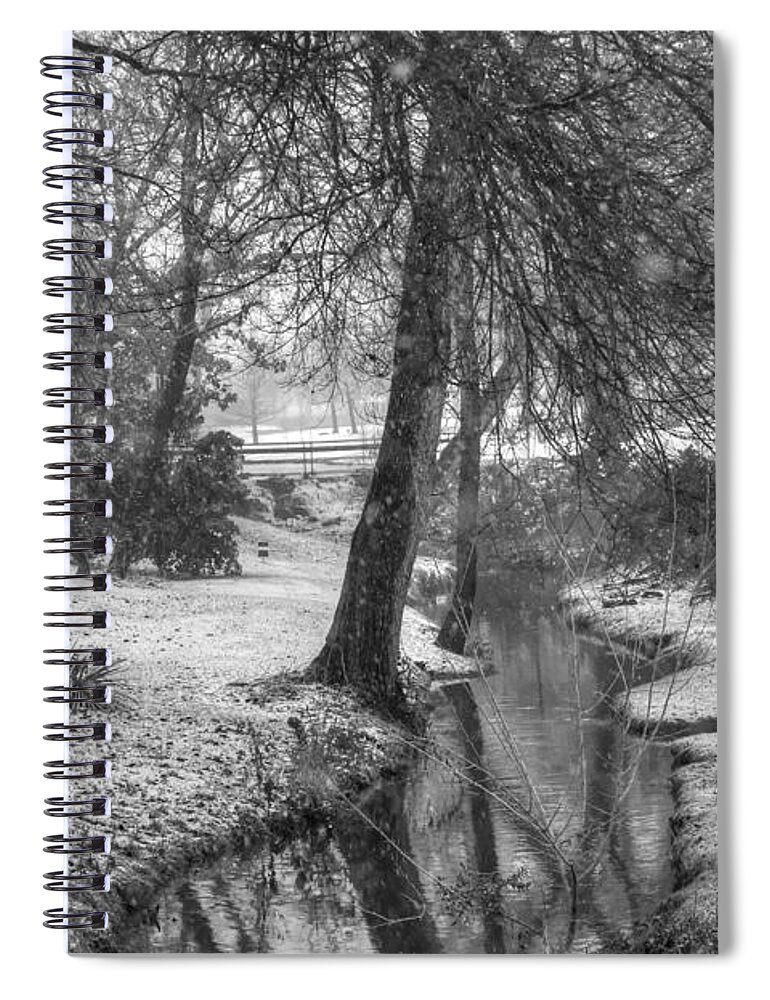 Winter Spiral Notebook featuring the photograph Jack Frost Bites by Bill Hamilton