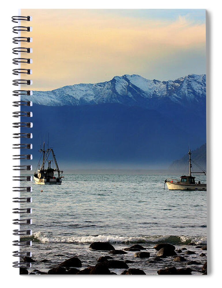 West Coast Spiral Notebook featuring the photograph Jackson Bay South Westland New Zealand by Amanda Stadther