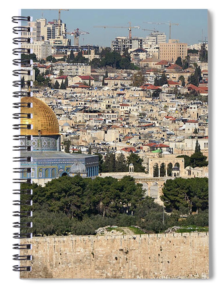 Arch Spiral Notebook featuring the photograph Jerusalem by Madzia71