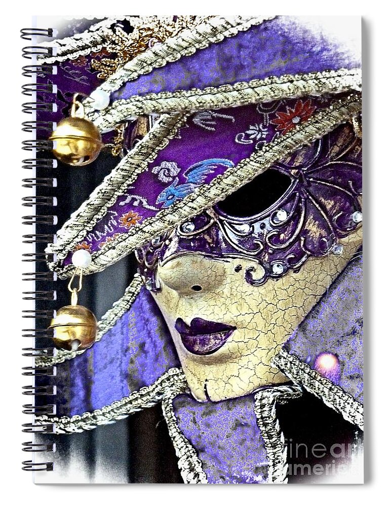 Bstract Spiral Notebook featuring the photograph Jester by Lauren Leigh Hunter Fine Art Photography