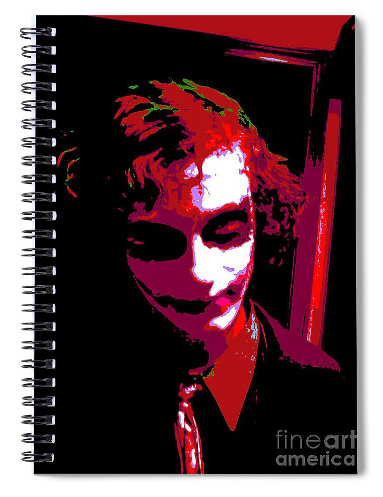 Digital Spiral Notebook featuring the photograph Joker 9 by Alys Caviness-Gober