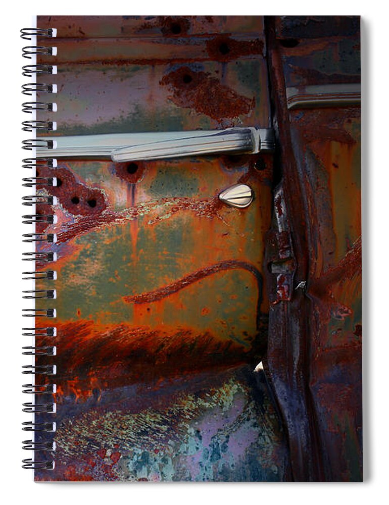Car Spiral Notebook featuring the photograph Just As It Rests by Mark Ross