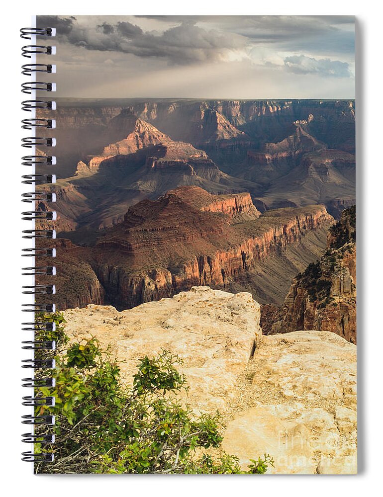 Grand Canyon Spiral Notebook featuring the photograph Grand Canyon North Rim by Tamara Becker