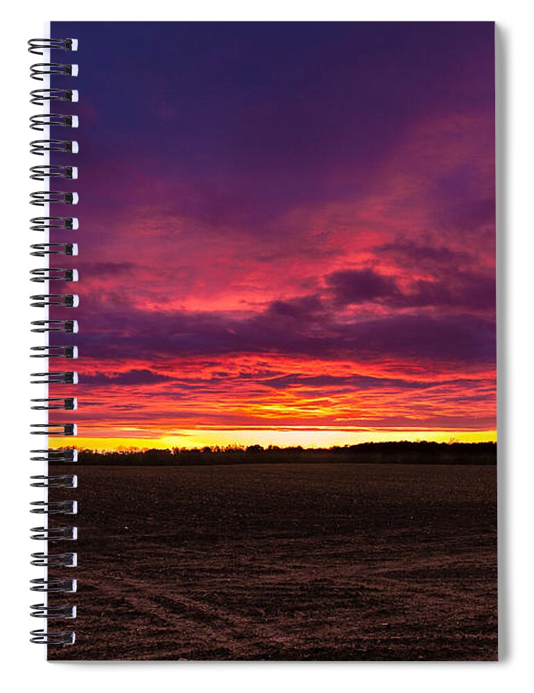 Michigan Spiral Notebook featuring the photograph Just Planted by Lars Lentz