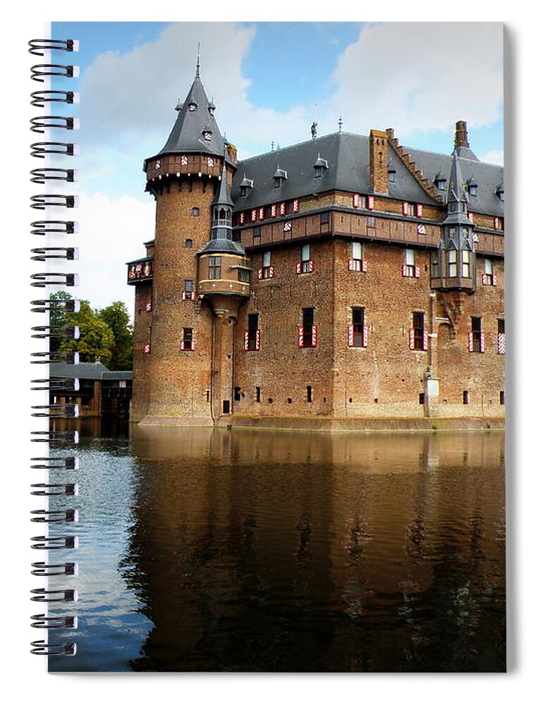 Kasteel De Haar Spiral Notebook featuring the photograph Kasteel De Haar by Lainie Wrightson