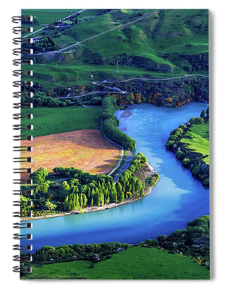 Tranquility Spiral Notebook featuring the photograph Kawarua River At Dawn by Patrick Imrutai Photography