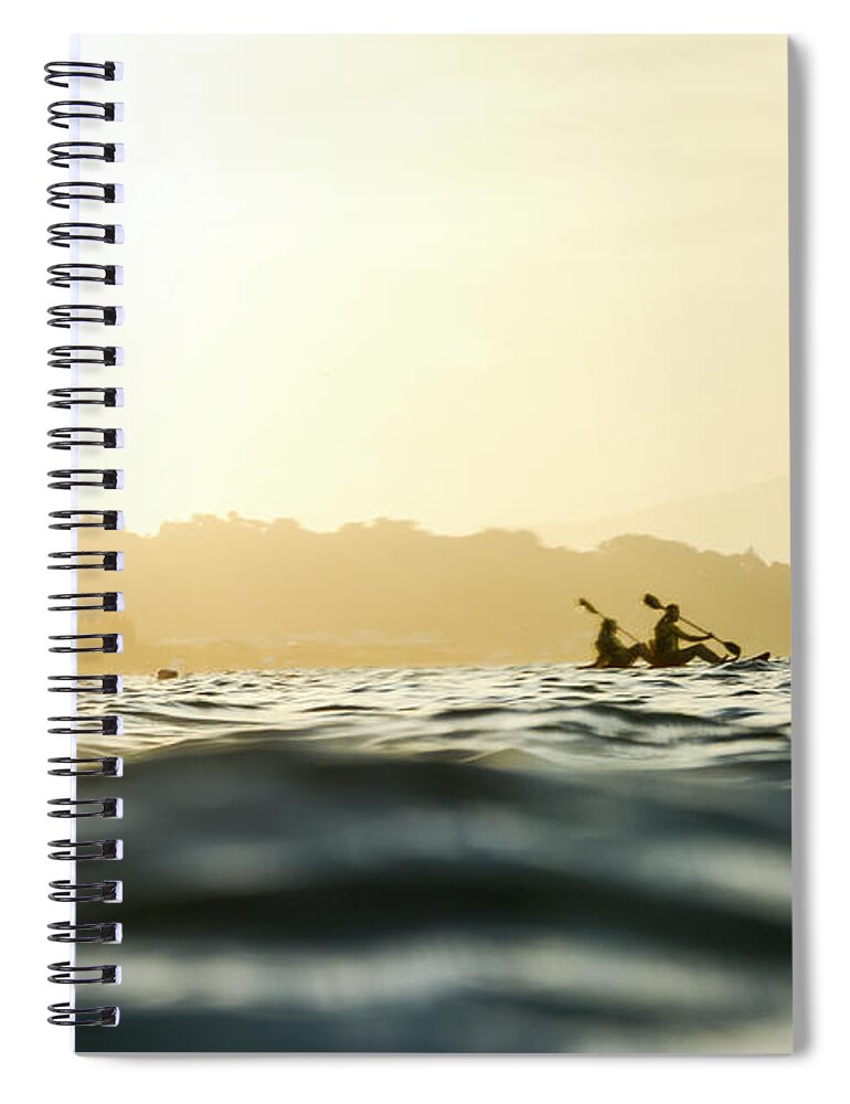Scenics Spiral Notebook featuring the photograph Kayak by Grace Oda