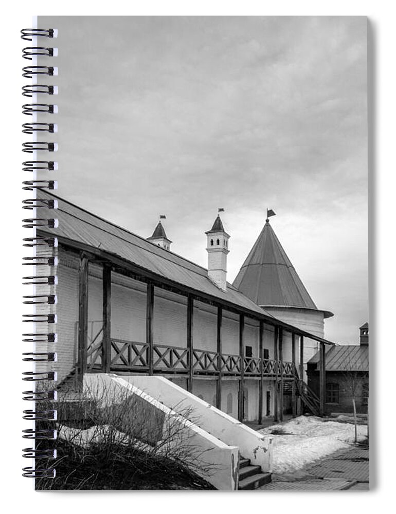 Kazan Spiral Notebook featuring the photograph Kazan Kremlin by Alexey Stiop