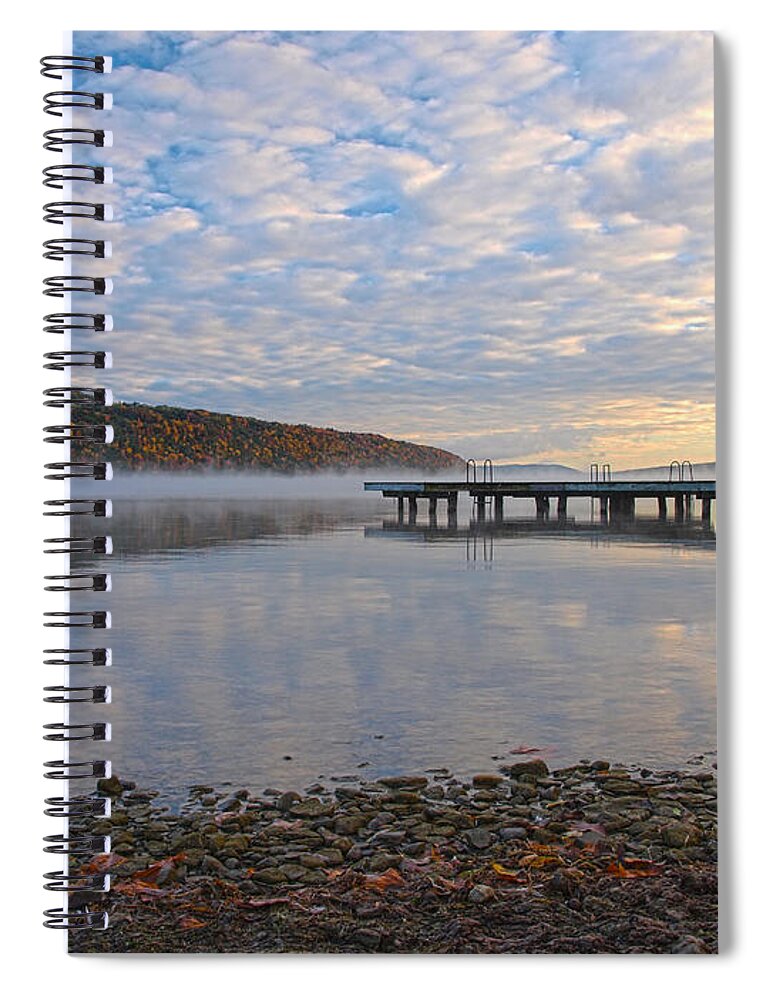 Keuka Lake Spiral Notebook featuring the photograph Keuka Dawn by Joshua House