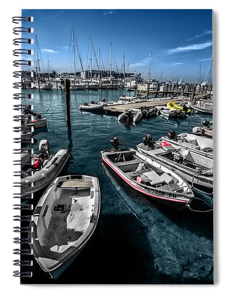 Key West Spiral Notebook featuring the photograph Key West Harbour by Kevin Cable