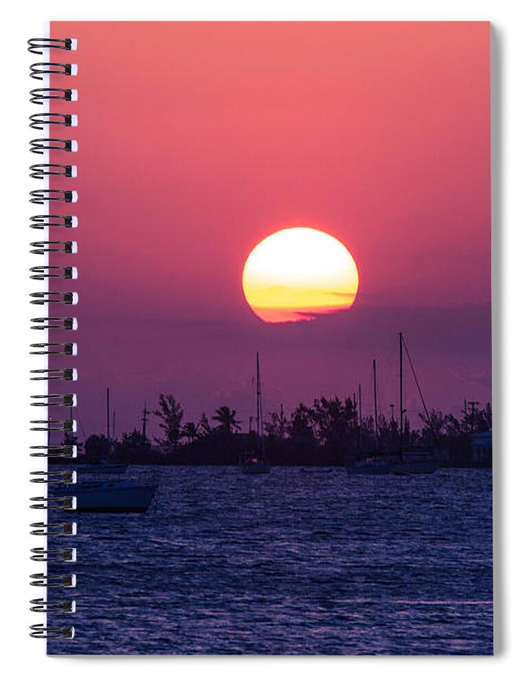 Key West Spiral Notebook featuring the photograph Keys Sunset by Shannon Harrington